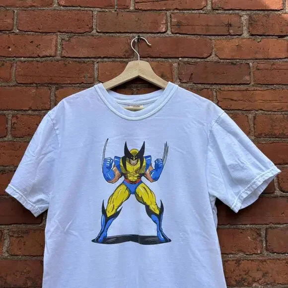 wolverine x men Saturday mornings t shirt rare L - Picture 2 of 7
